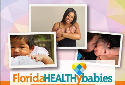 Florida Healthy Babies - collage of mother and baby photos